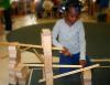Child experimenting with Ramps and Pathways
